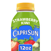 Capri Sun Strawberry Kiwi Flavored Juice Drink Blend from concentrate with other natural flavors, 12 fl oz Bottle