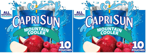 Capri Sun Mountain Cooler Ready-to-Drink Juice (10 Pouches) (Pack of 2)