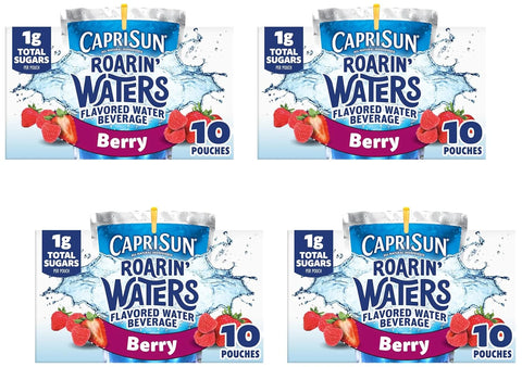 Capri Sun Roarin' Waters Berry Rapids Ready-to-Drink Juice, 6 Fl Oz (Pack of 40)