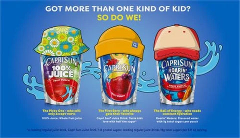 Capri Sun 100% Juice from Concentrate Juice Boxes, 10 Pouches, for School Lunches and On-the-Go Hydration, Apple with Added Ingredients, All Natural Ingredients, 6 oz