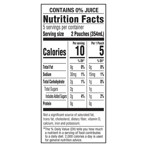 Capri Sun Roarin' Waters Flavored Water Beverage, 40 Pouches, for School Lunches and On-the-Go Hydration, Strawberry Kiwi Natural Flavor with Other Natural Flavor, All Natural Ingredients, 6 oz