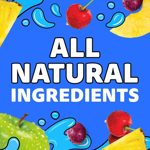 Capri Sun Flavored with Other Natural Flavor Juice Drink Blend, 10 Pouches, for School Lunches and On-the-Go Hydration, Pacific Cooler, All Natural Ingredients, 6 fl oz