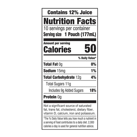 Capri Sun Flavored with Other Natural Flavor Juice Drink Blend, 10 Pouches, for School Lunches and On-the-Go Hydration, Strawberry Kiwi, All Natural Ingredients, 6 fl oz